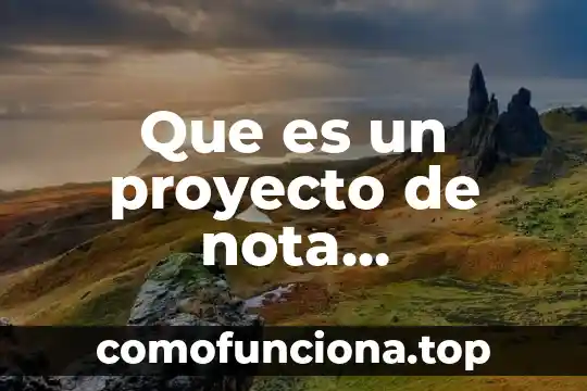 Que es una nota periodística y como se hace 5 Que es un proyecto de nota periodistica ejemplo emperador cuahutemoc