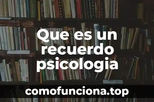 Que es ser nihilistas en psicologia 8 Que es un recuerdo psicologia