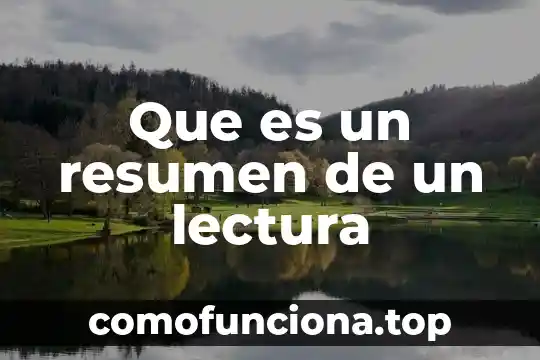 Rosa image writer que es 8 Que es un resumen de un lectura