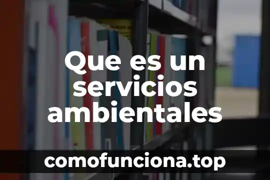 Que es ecoturismo y pago por servicios ambientales 8 Que es un servicios ambientales