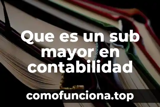 Cómo se le llama el ángulo que es mayor 5 Que es un sub mayor en contabilidad