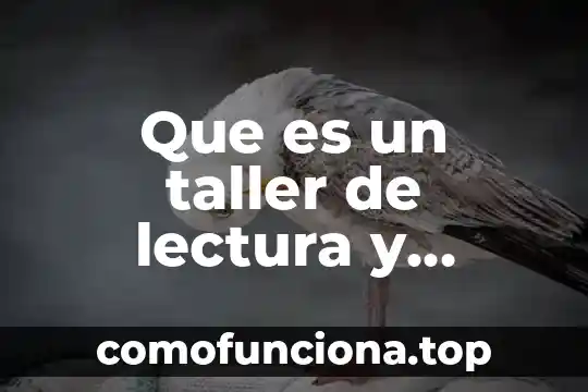 Que es ser mediador de salas de lectura 7 Que es un taller de lectura y redaccion para niños