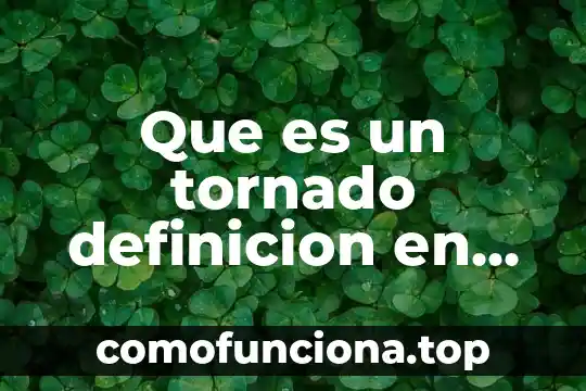 Qué es obsceno definición 4 Que es un tornado definicion en ingles