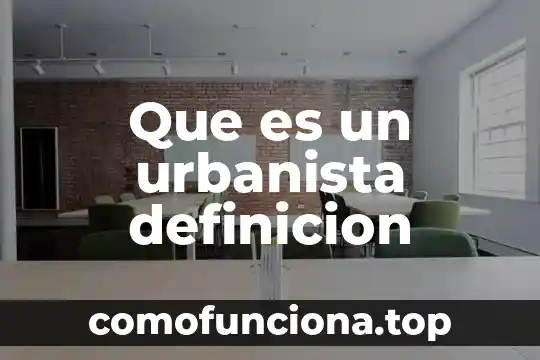 Qué es un percance definición 7 Que es un urbanista definicion