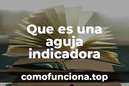 Que es superintendente de planta 3 Que es una aguja indicadora