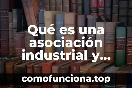 Que es la asociacion americana de terapia fisica 5 Qué es una asociación industrial y una científica