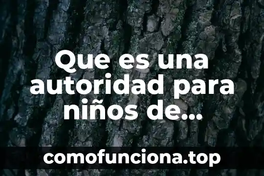 Que es el division y el significado primaria 4 Que es una autoridad para niños de primaria
