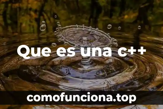 Que es el espacio de nombres c 3 Que es una c++