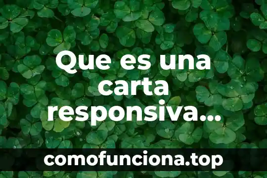 Qué es estadística ventajas y desventajas 4 Que es una carta responsiva ventajas