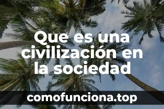 Que es una sociedad focaultniana 5 Que es una civilización en la sociedad
