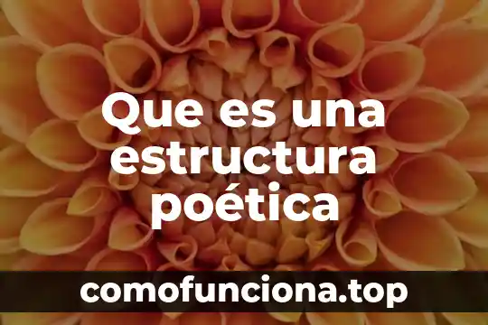 Que es el movimiento poetica de la edad media 4 Que es una estructura poética