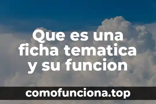 Que es una funcion o formula en excel 3 Que es una ficha tematica y su funcion