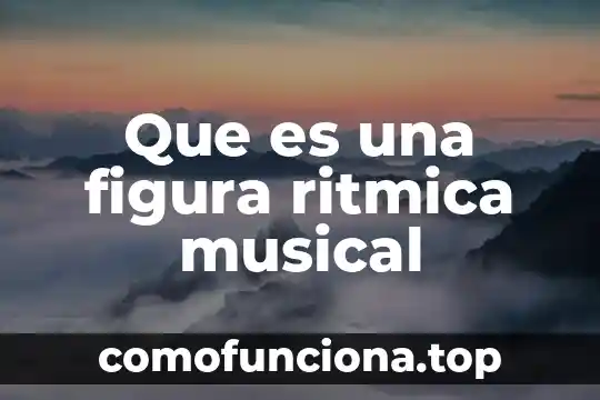 Qué es el pulso musical ejemplos 3 Que es una figura ritmica musical