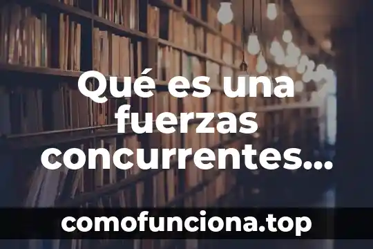 Que es cultura fisica o educacion fisica 6 Qué es una fuerzas concurrentes en física