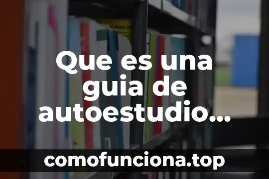 Qué es el concepto de mediatriz 8 Que es una guia de autoestudio concepto