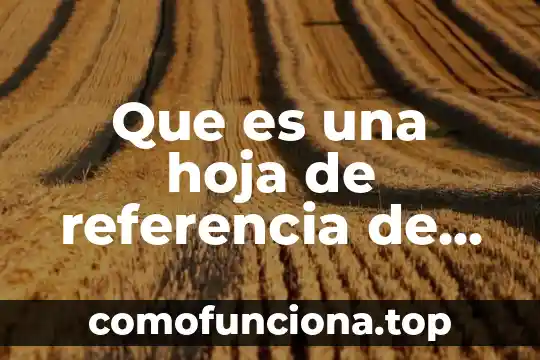 Tipo de hoja de color que es dorada 3 Que es una hoja de referencia de centro de salud