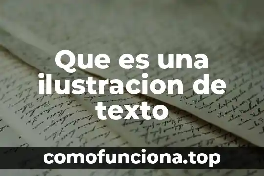 Que es sociedad segun el periodo de la ilustracion 7 Que es una ilustracion de texto