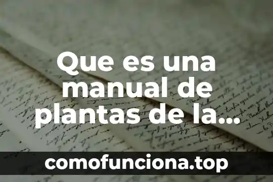 Que es el enves de una planta 6 Que es una manual de plantas de la agricultura