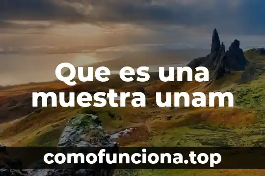 Qué es hipótesis nula unam 3 Que es una muestra unam