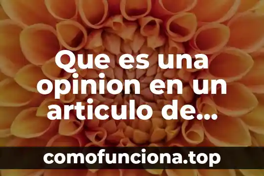 Que es un articulo de divulgacion cientifica con poco brillo 8 Que es una opinion en un articulo de divulgacion cientifica