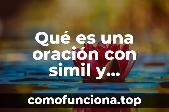 Qué es símil y metáfora ejemplos 8 Qué es una oración con simil y ejemplos