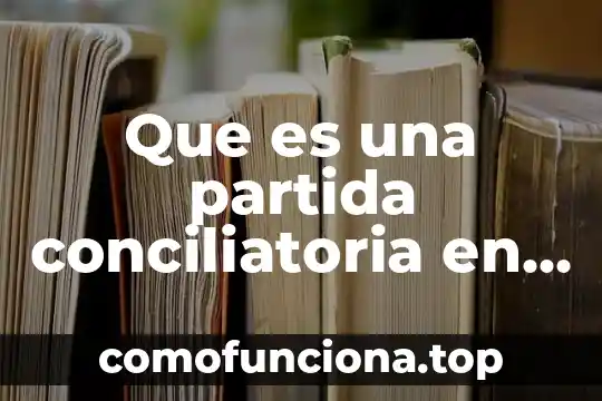 Que es lo mas dificil de contabilidad 4 Que es una partida conciliatoria en contabilidad
