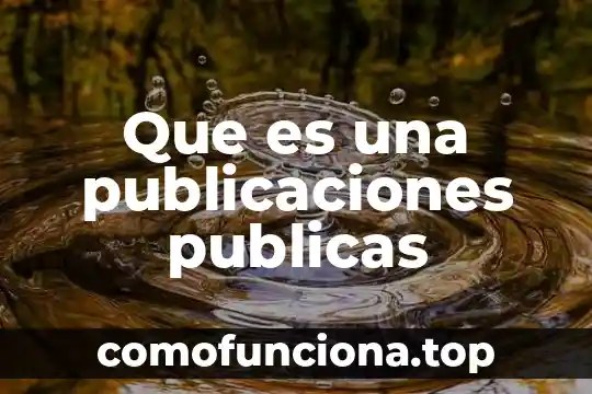Que es una consultora de relaciones publicas 4 Que es una publicaciones publicas