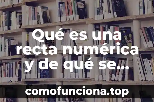 Que es movimiento uniforme en linea recta 4 Qué es una recta numérica y de qué se compone
