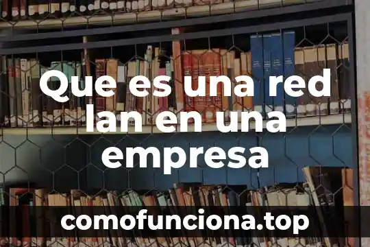 Empresa de sociedad anónima que es 4 Que es una red lan en una empresa