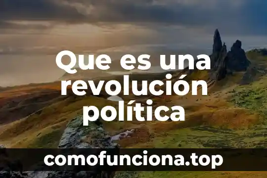 Que es la nueva revolucion cientifica 8 Que es una revolución política