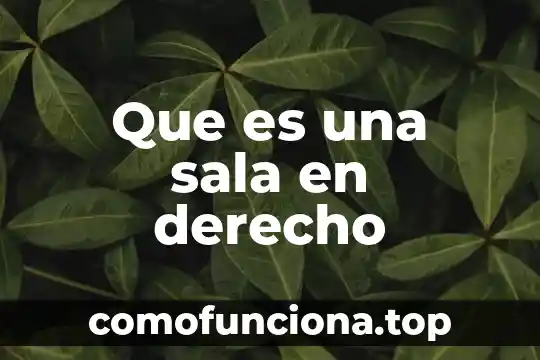 Qué es el derecho de propiedad definición 8 Que es una sala en derecho