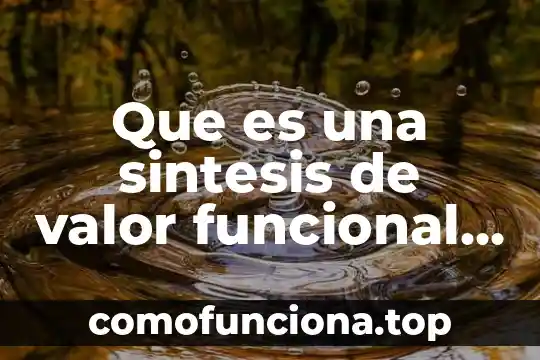 Que es luz automatica con fotocelda funcional 5 Que es una sintesis de valor funcional arquitectura