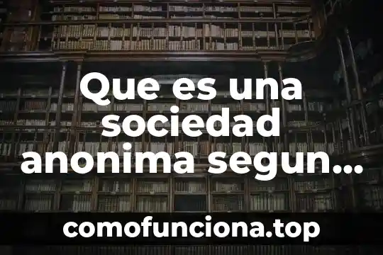 Qué es la escritura constitutiva de una sociedad anónima 8 Que es una sociedad anonima segun pina vara