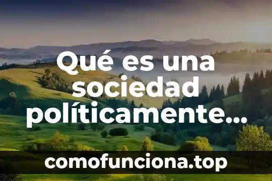 Ingrediente activo que es 3 Qué es una sociedad políticamente activo