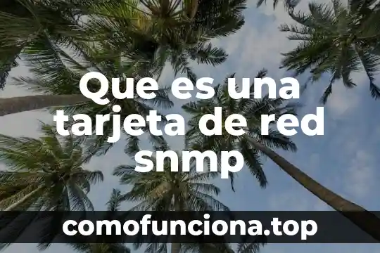 Que es tarjeta de adquisicion de datos dag 7 Que es una tarjeta de red snmp