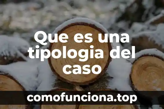 Que es la tipologia de textos academicos 3 Que es una tipologia del caso
