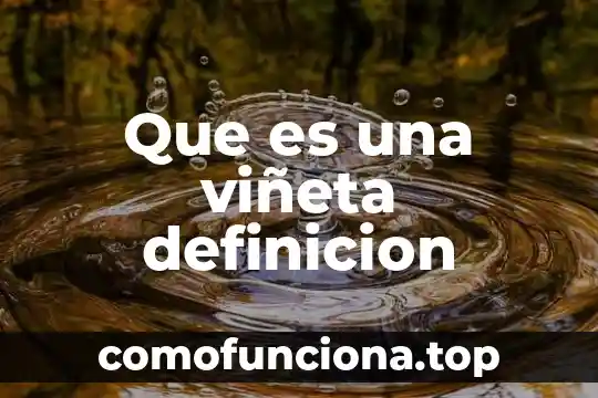 Qué es la televisión definición 3 Que es una viñeta definicion