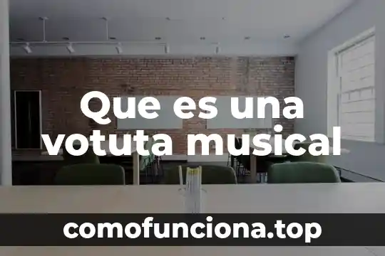 Figura musical negra que es 8 Que es una votuta musical