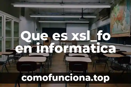Que es el movimiento de traslación para niños 8 Que es xsl_fo en informatica