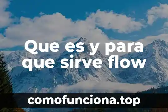 Que es data flow 5 Que es y para que sirve flow