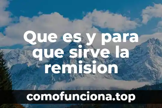 Que es la flor de loto y para que sirve 4 Que es y para que sirve la remision