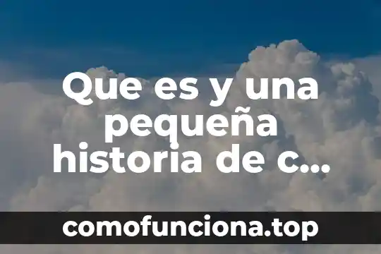Preguntas sobre que es la historia 6 Que es y una pequeña historia de c share
