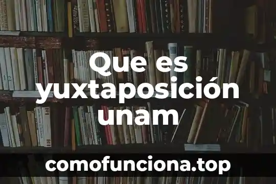Que es el materialismo historico unam 8 Que es yuxtaposición unam