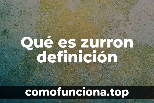 Qué es una política de estado definición 6 Qué es zurron definición