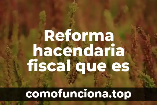 Que es una leyenda fiscal 7 Reforma hacendaria fiscal que es
