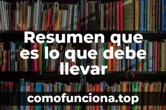 Qué es la resumen mitología griega 3 Resumen que es lo que debe llevar