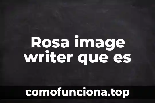 Que es una cita amorosa 4 Rosa image writer que es