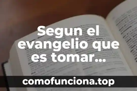 Para que es bueno tomar agua tibia en ayunas 5 Segun el evangelio que es tomar nuestra cruz