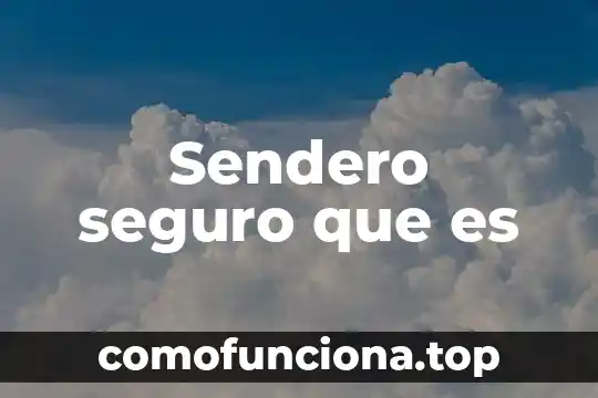 Que es el pete seguro 5 Sendero seguro que es