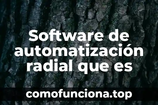 Que es alias de tarjeta opcional 4 Software de automatización radial que es